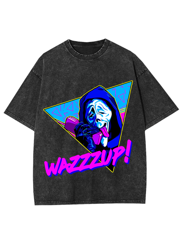 Wazzzup Washed Tshirt