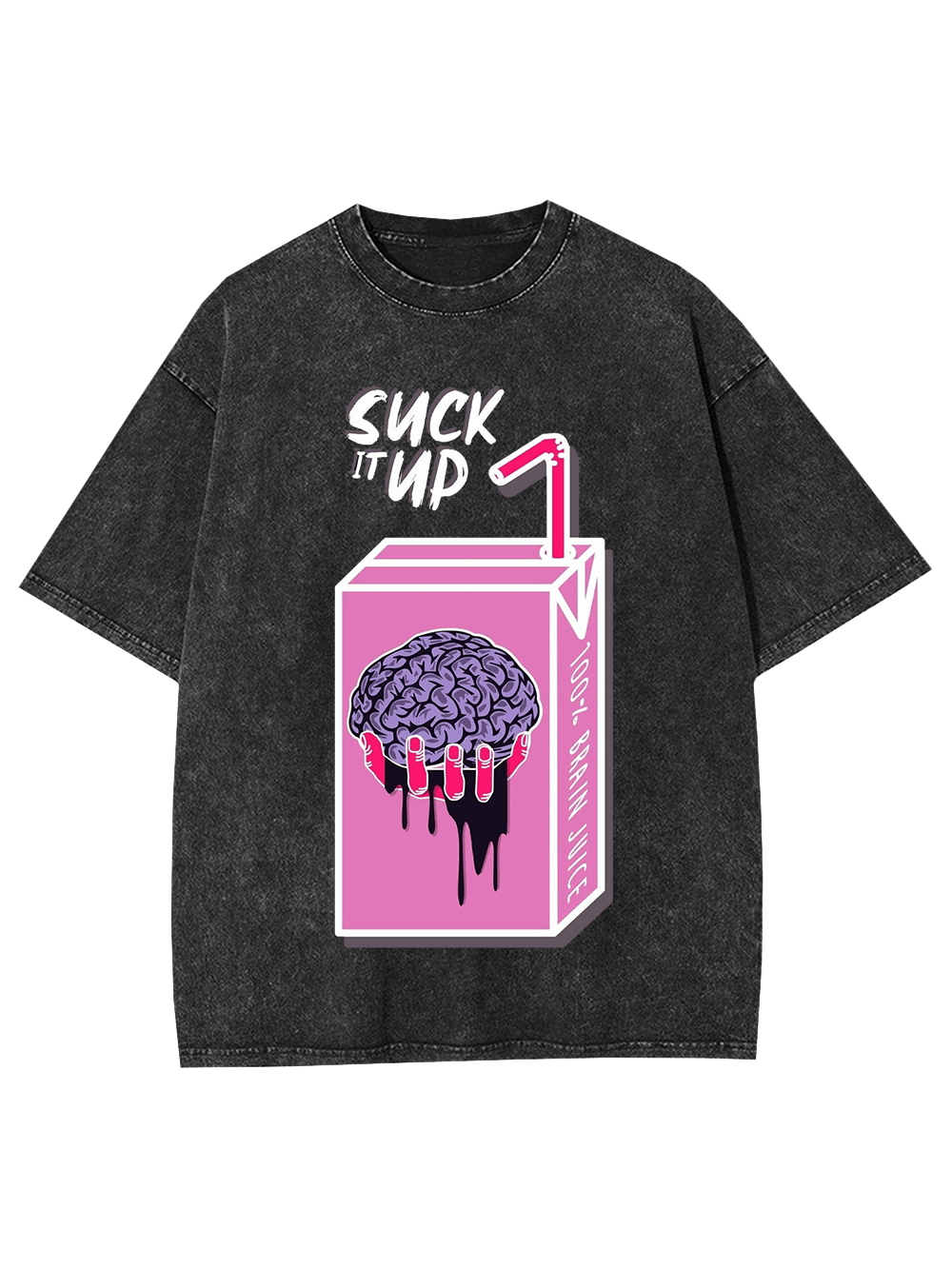 Suck It Up Washed Tshirt