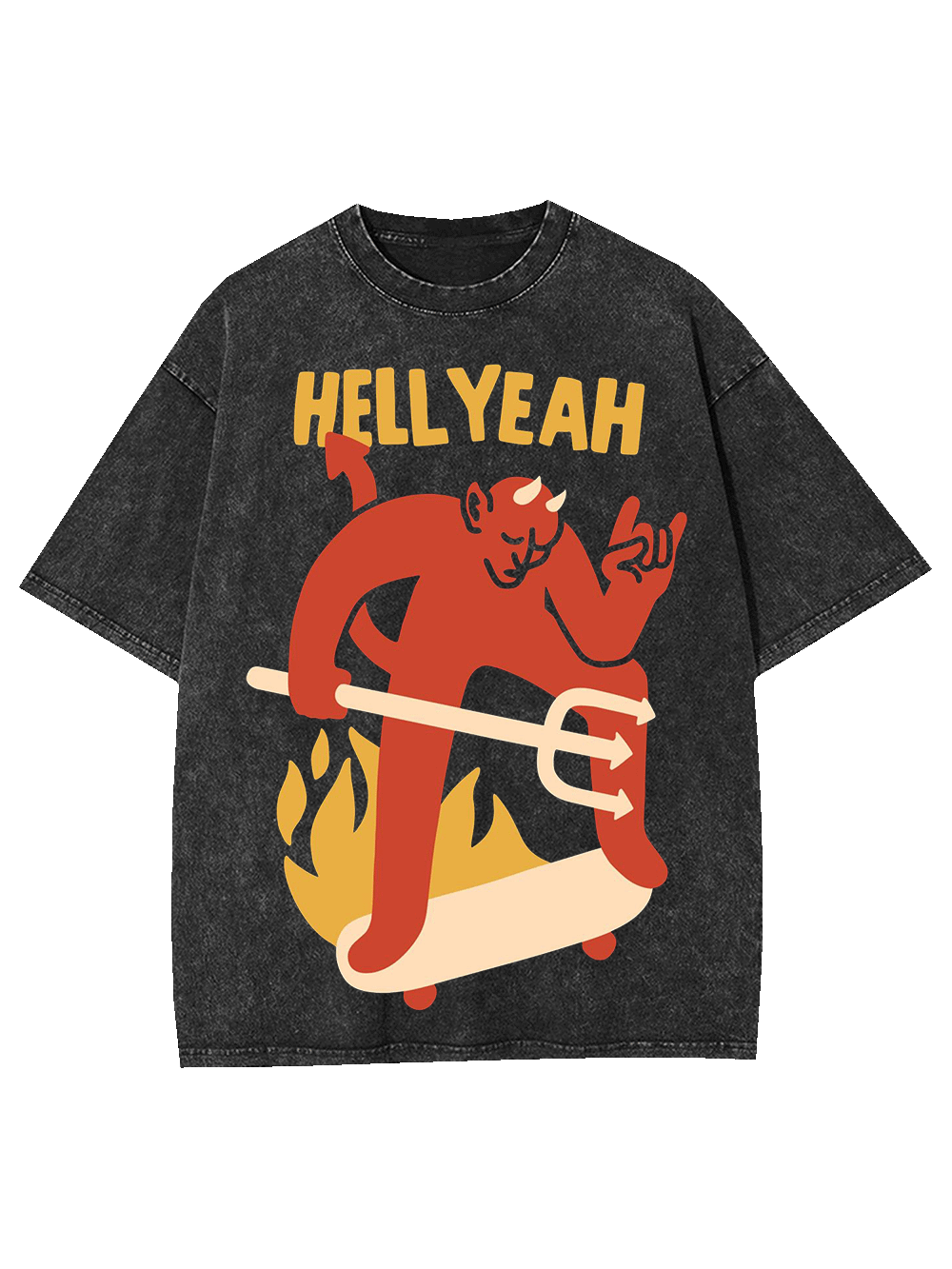 Hell Yeah Washed Tshirt