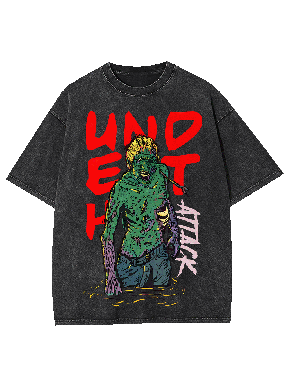 Under Attack Washed Tshirt
