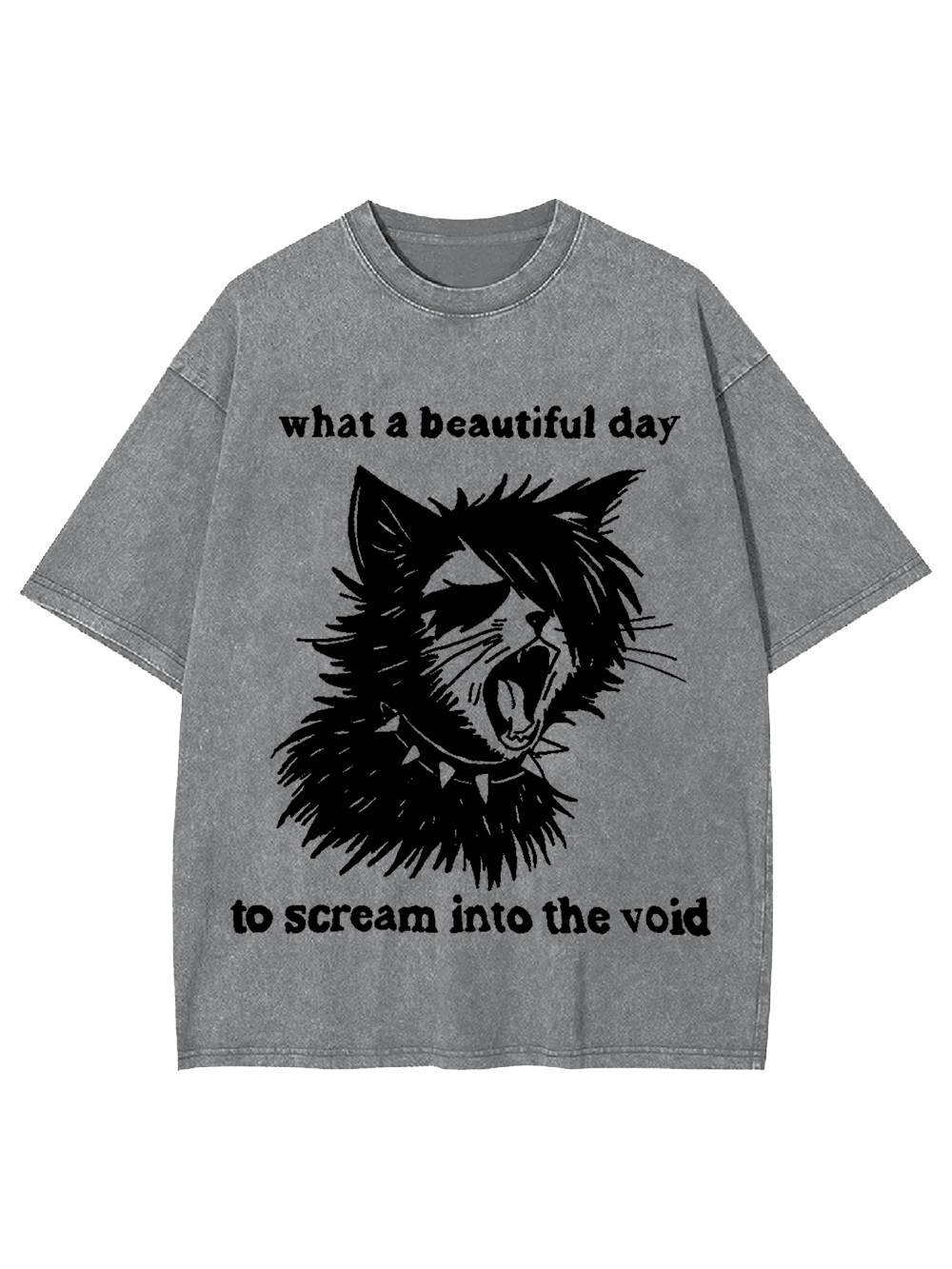 What a Beautiful Day to Scream Washed Tshirt