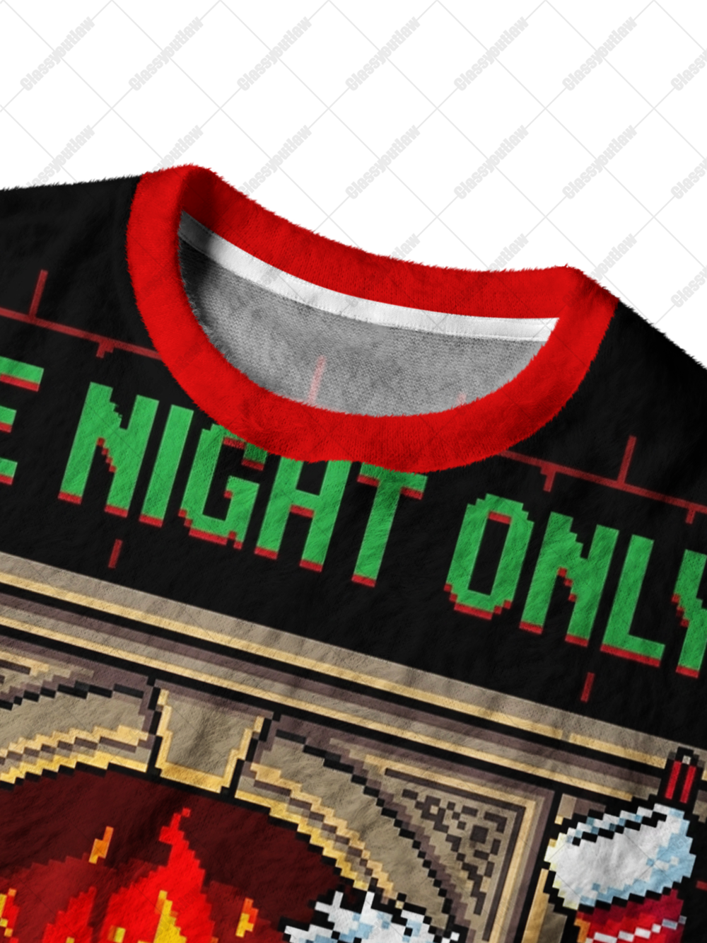 PIXEL HOLIDAY UGLY CHRISTMAS SWEATSHIRT