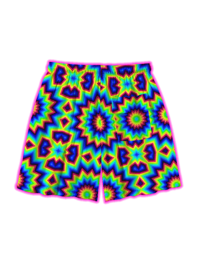 Kaleidoscope All Over Print Shorts
