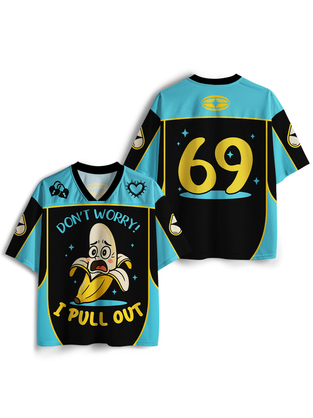 DON'T WORRY! I PULL OUT MESH JERSEY