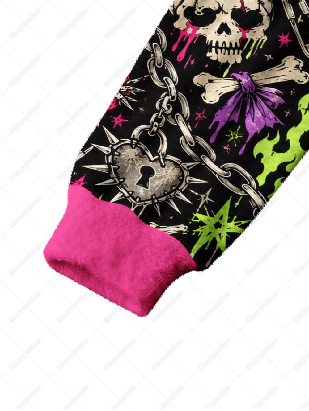 PUNK SKULL UGLY CARDIGAN SWEATERS