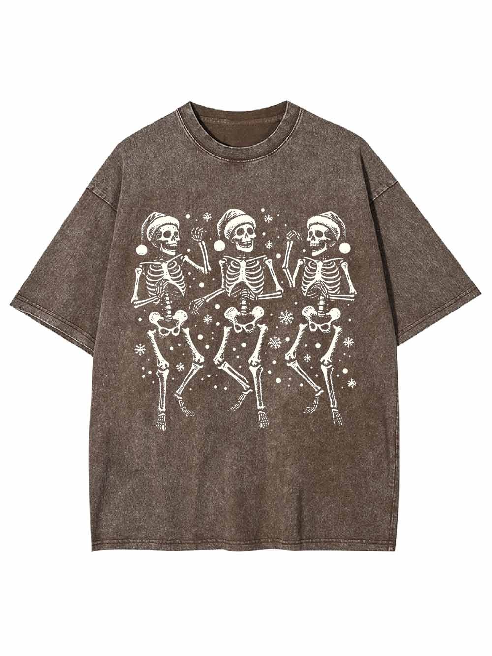 SKELETON Washed Tshirt