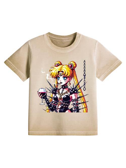 Punk Moon Washed Slim Tshirt