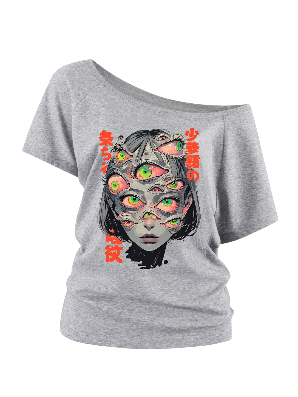 THOUSAND EYED FANTASY OFF SHOULDER TSHIRT