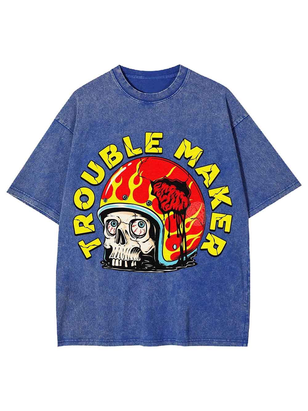 TROUBLE MAKER WASHED TSHIRT