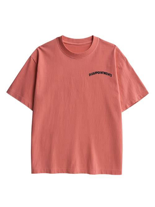 Disappointments All Of You Double Sided Print Washed TShirt