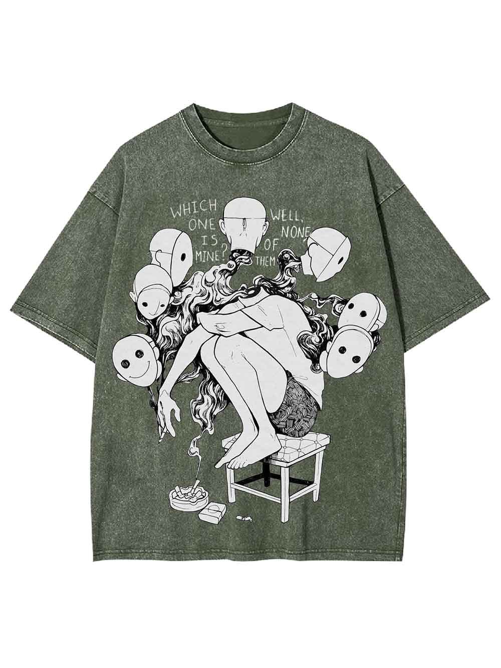 WHICH ONE IS MINE WASHED TSHIRT