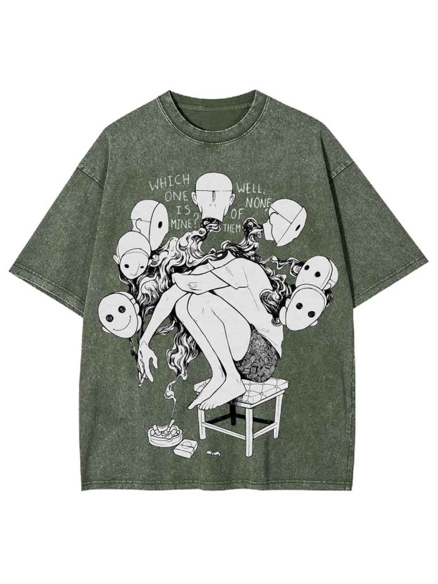 WHICH ONE IS MINE WASHED TSHIRT