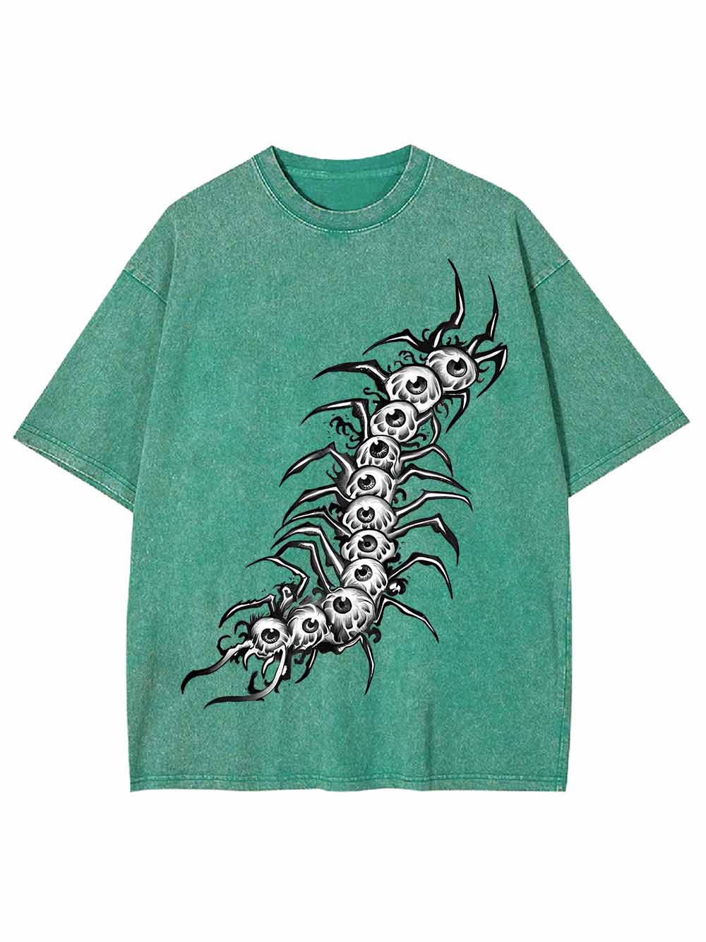 EYEBALL CENTIPEDE WASHED TSHIRT