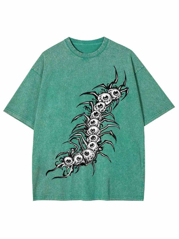 EYEBALL CENTIPEDE WASHED TSHIRT