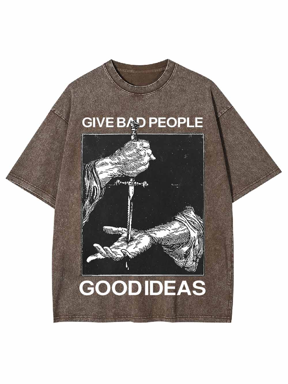 Give Bad People Goodideas Washed Tshirt