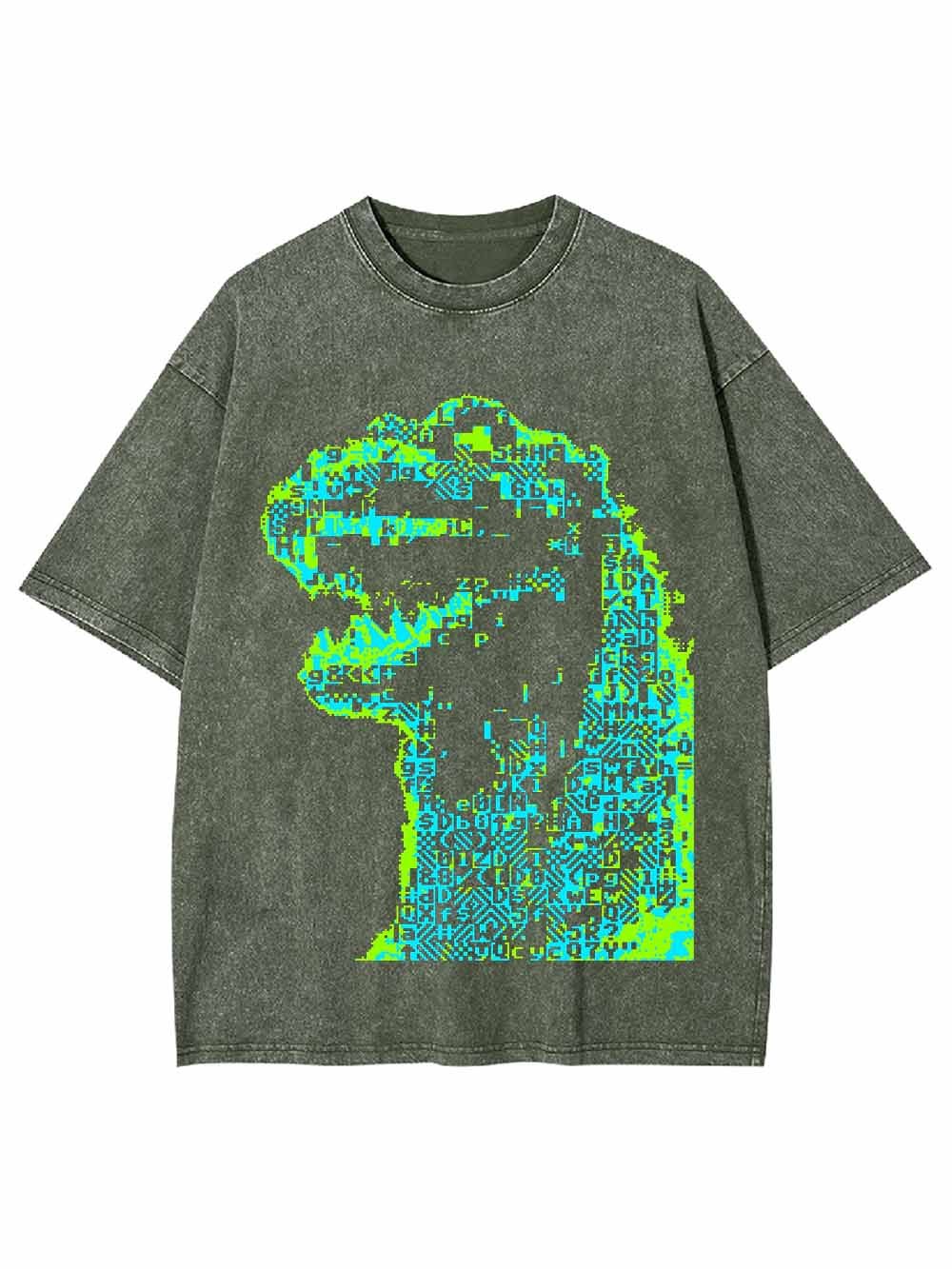 Neon Tyrannosaurus Washed Tshirt