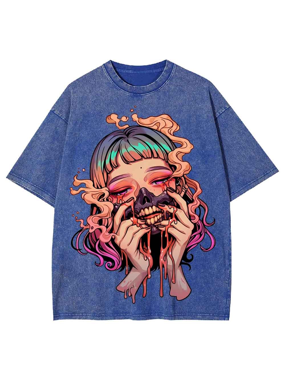 Masked Melancholy Washed Tshirt