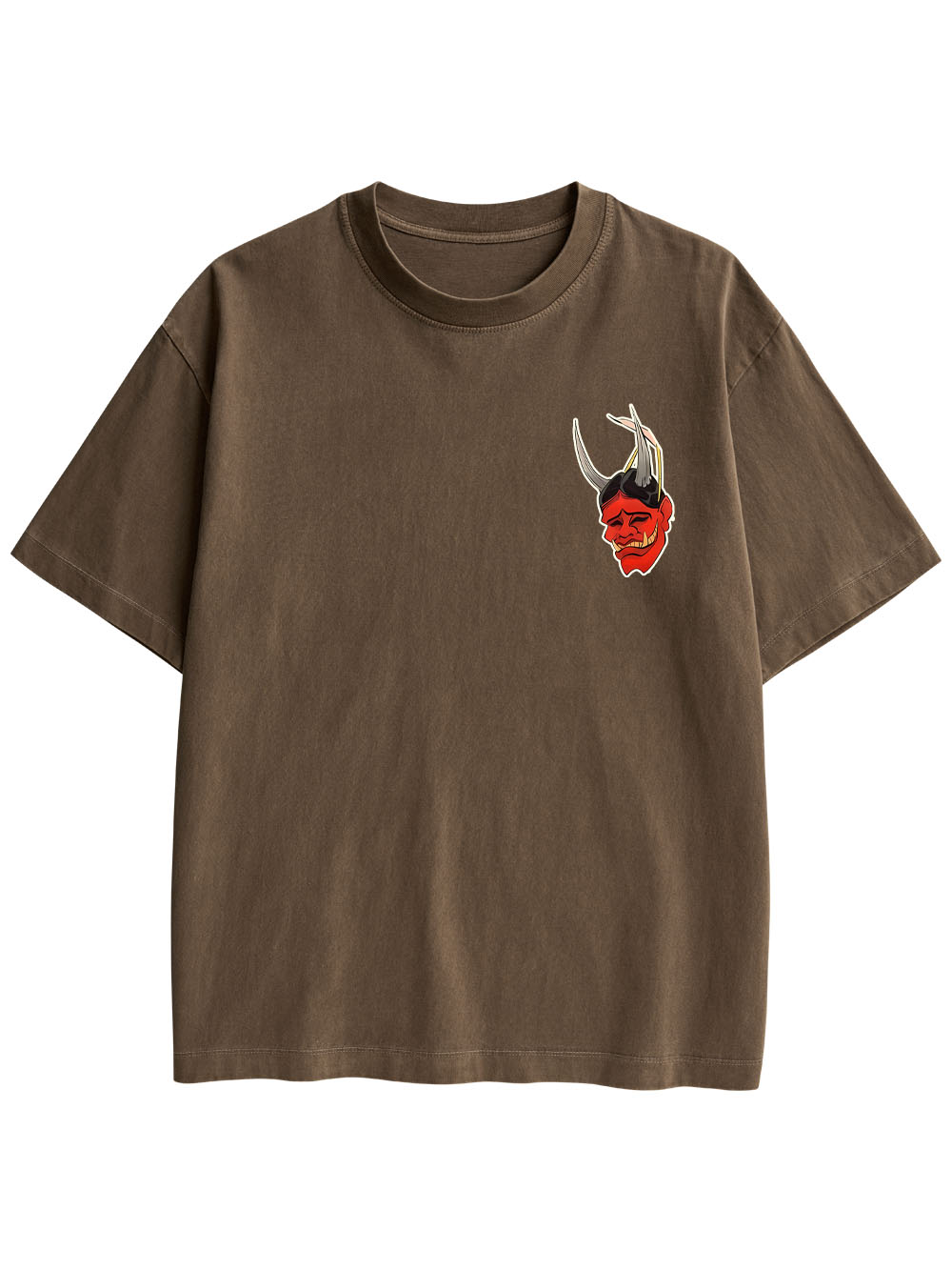 TATTOOED MYSTIQUE DOUBLE SIDED PRINT WASHED TSHIRT