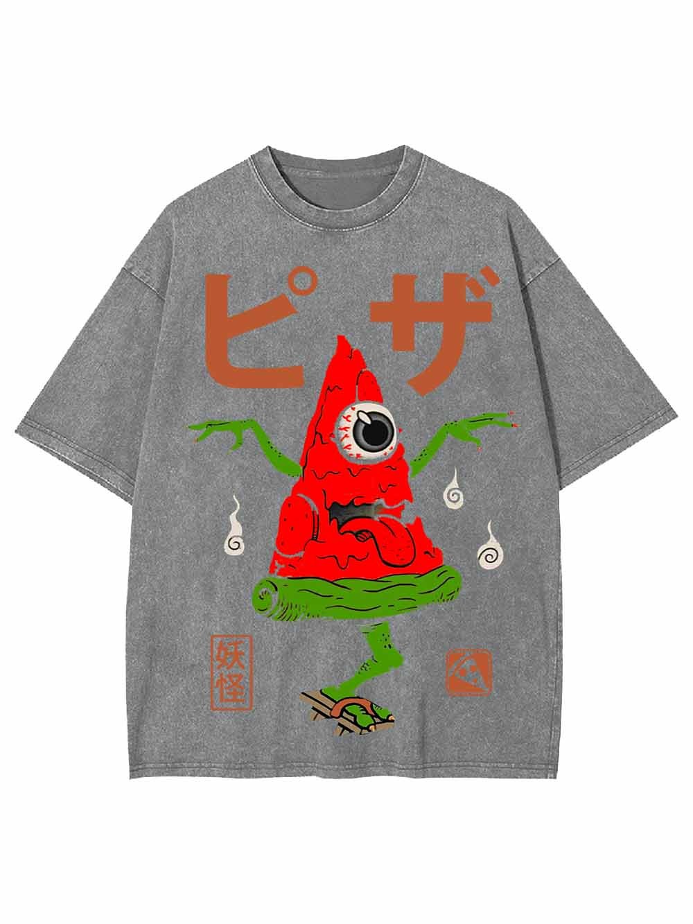 Pizza Demon Washed Tshirt