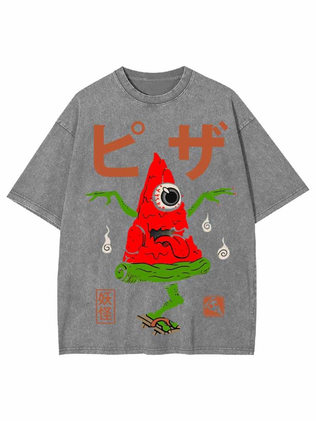 Pizza Demon Washed Tshirt