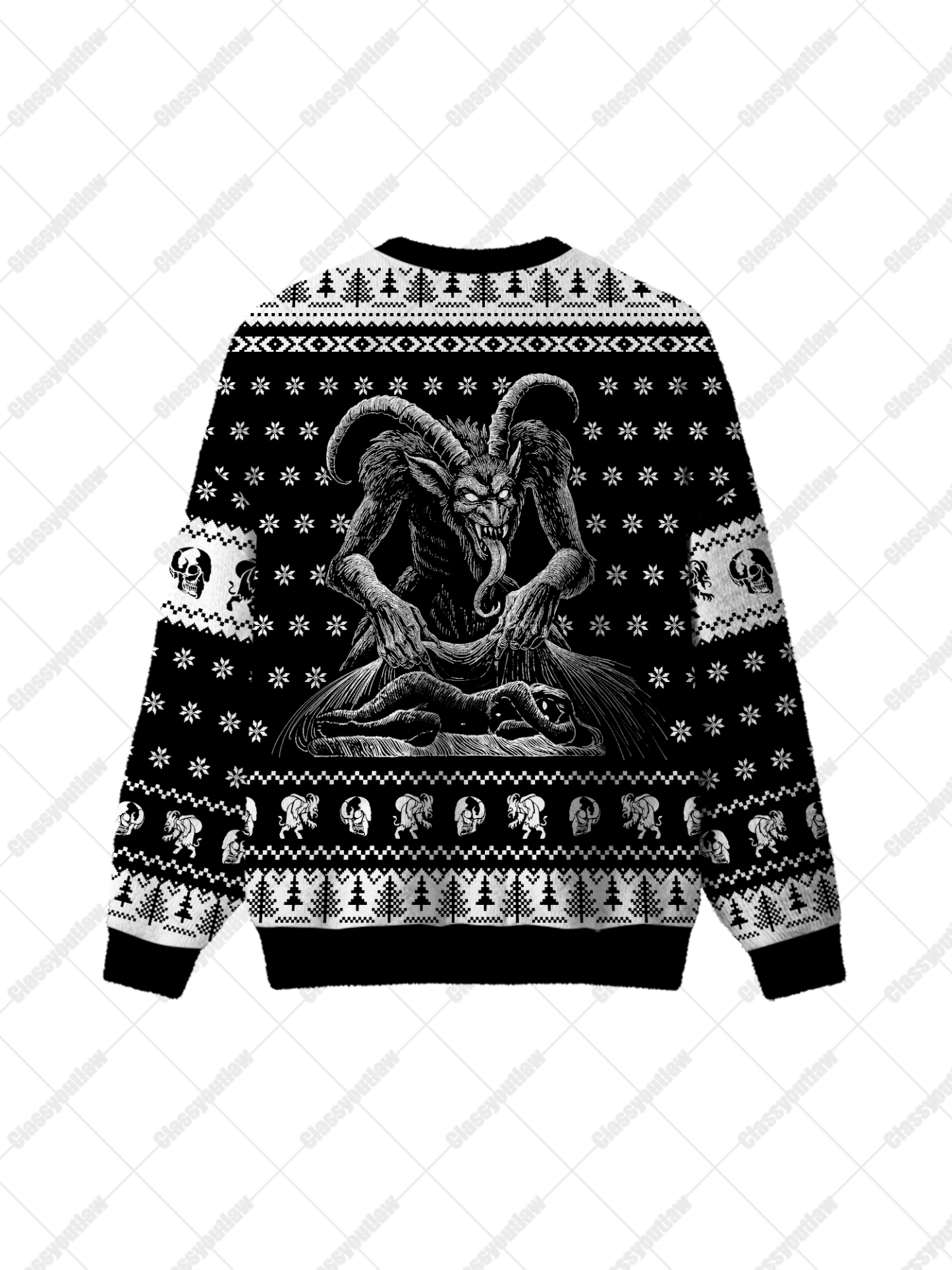 Krampus Goat Demon UGLY CHRISTMAS SWEATSHIRT