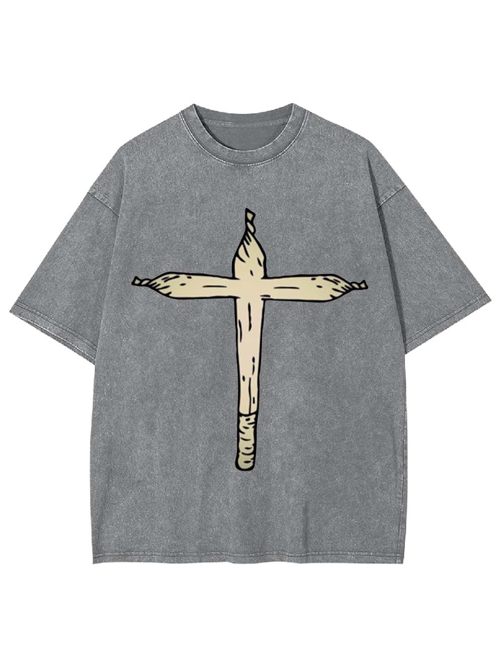 Cross Joint Washed Tshirt