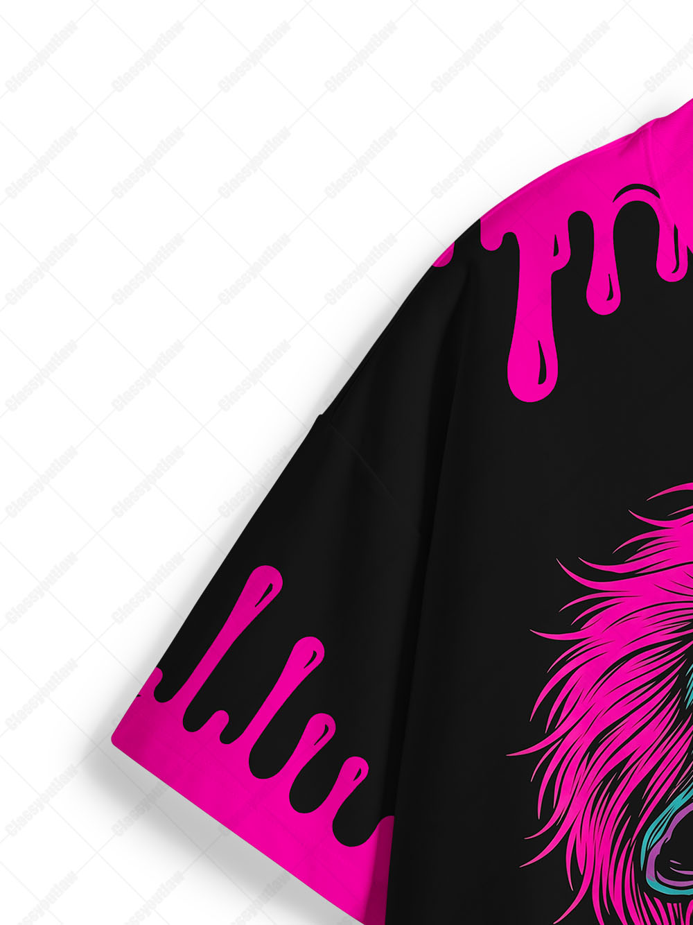 NEON MELTDOWN EYEBALL FREAK ECO OVERSIZED GRAPHIC TEES