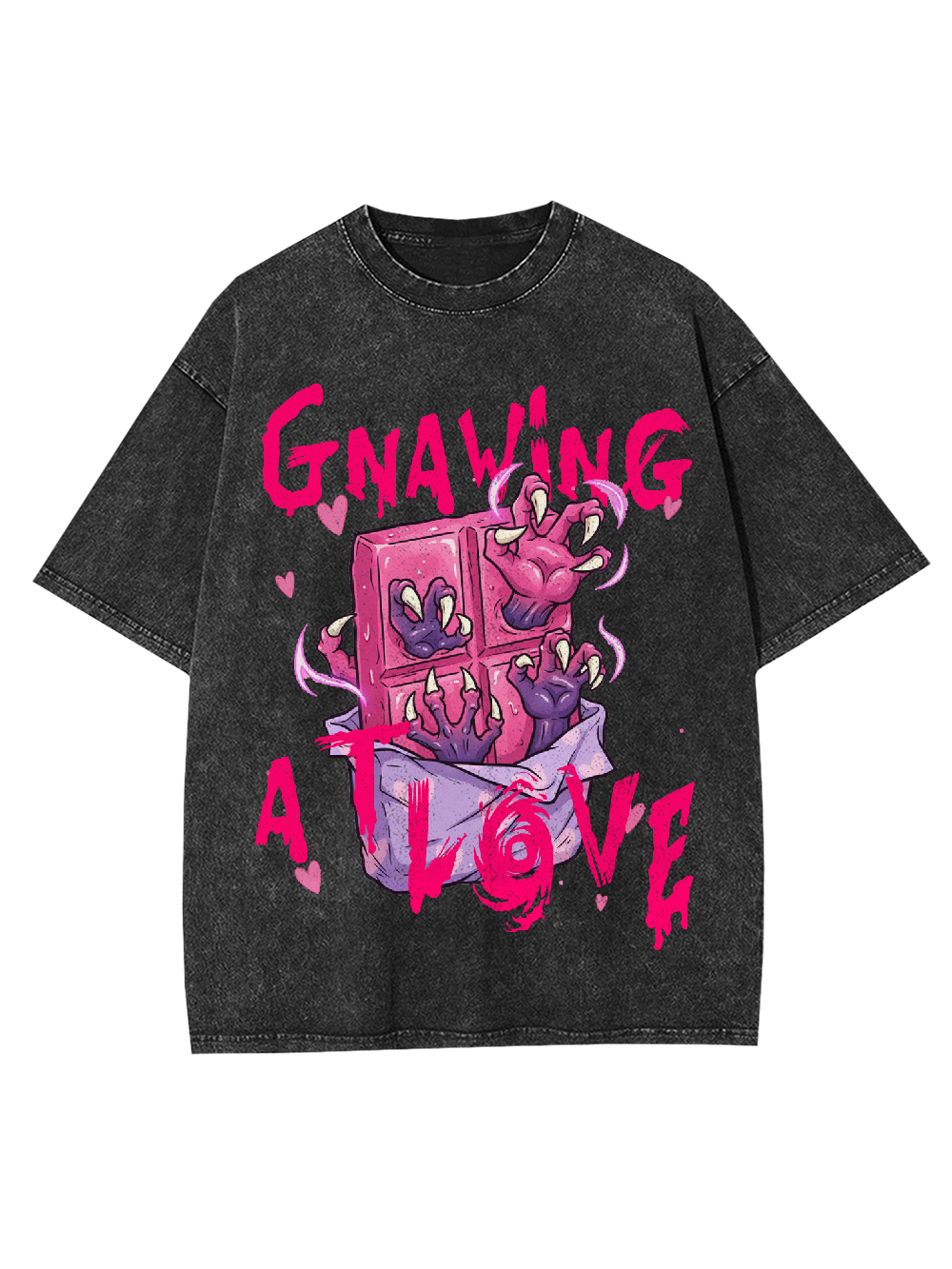 Gnawing at love Washed Tshirt
