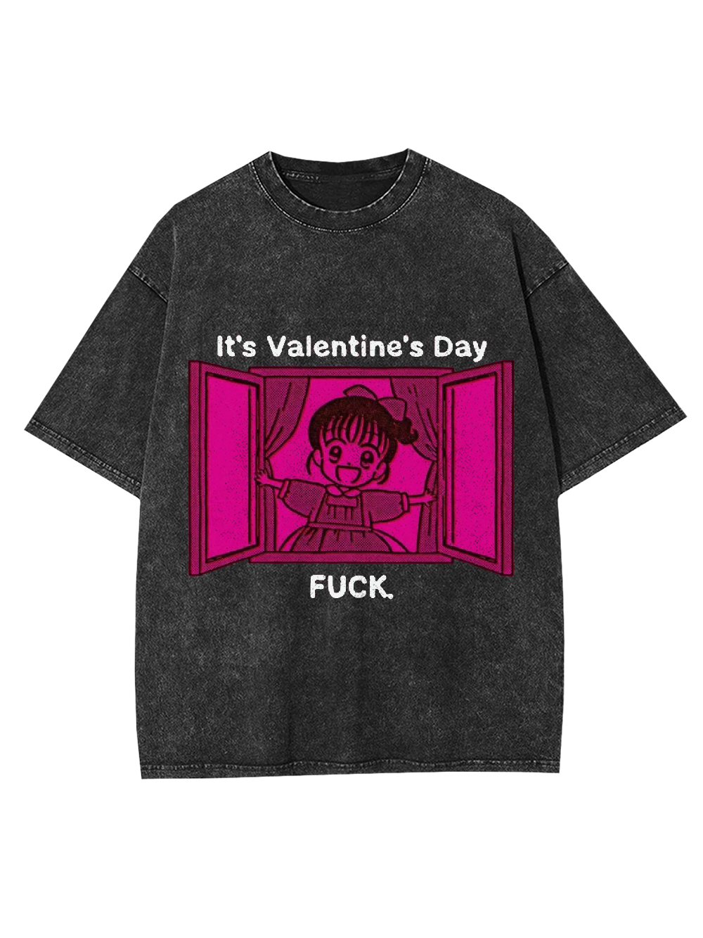 It's Valentine's Day Washed Tshirt