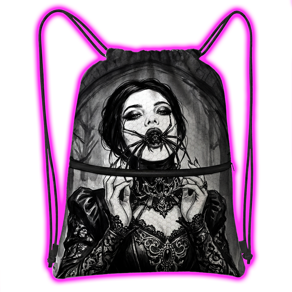 SPIDER GOTH GIRL CLO BACKPACK