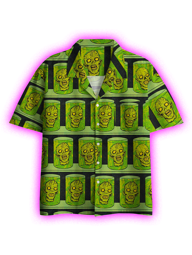 Zombie Jars Button Up Pocket Shirt