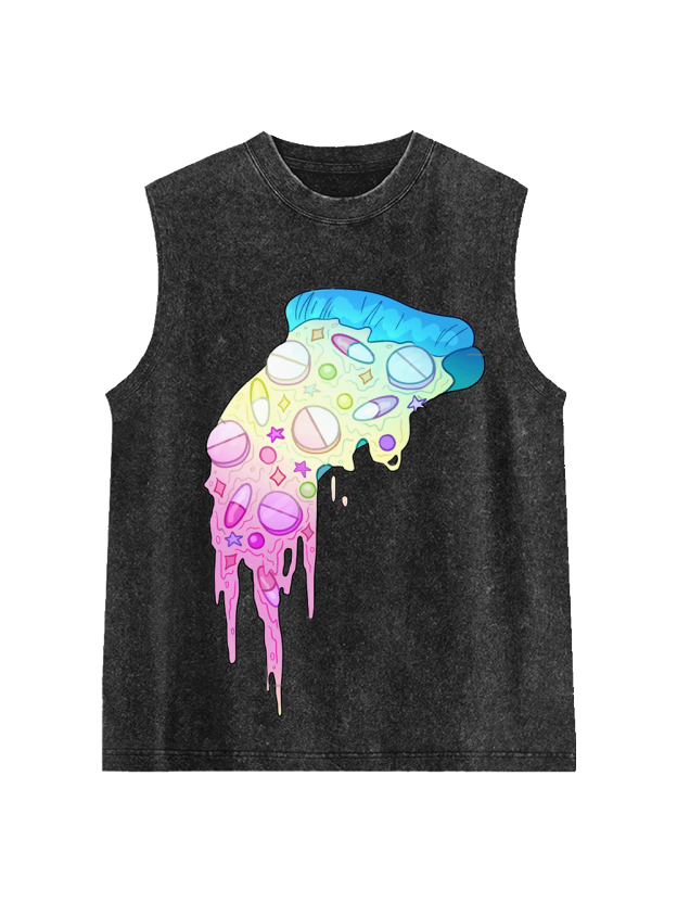Pill Pizza Washed Tank Top