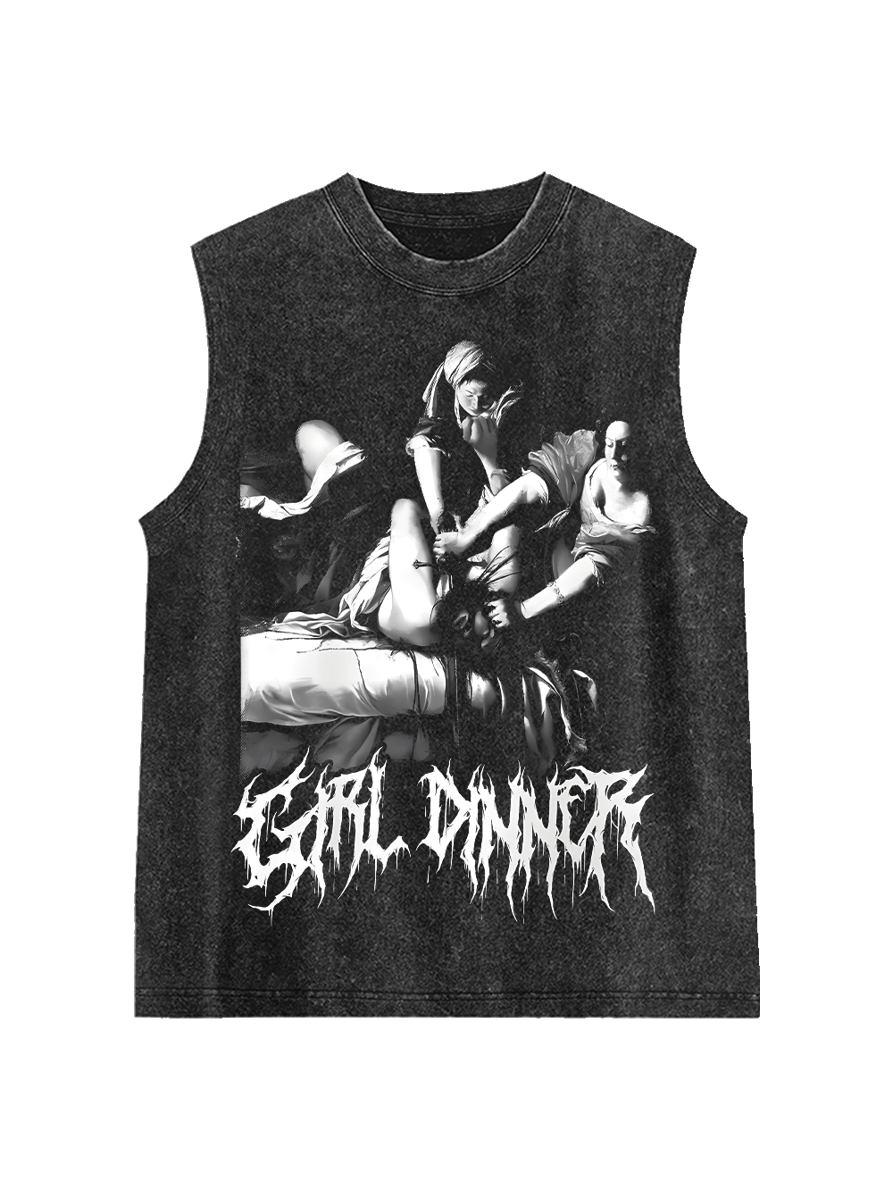 Girl Dinner Washed Tank Top