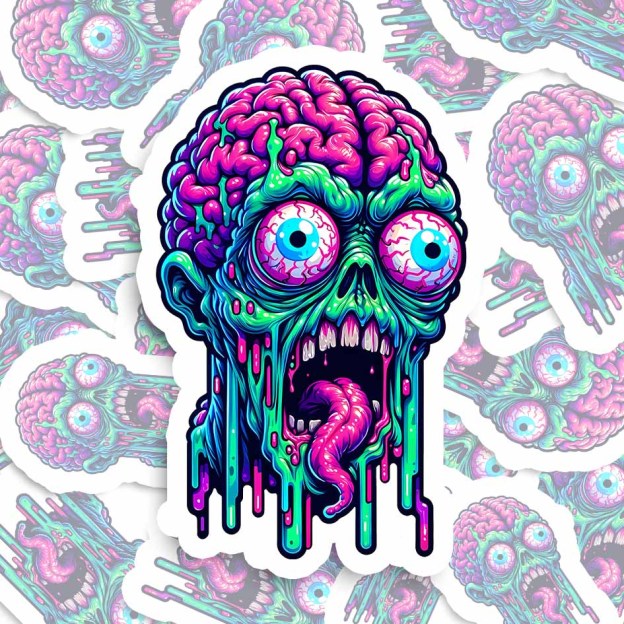 Melting Madness Sticker