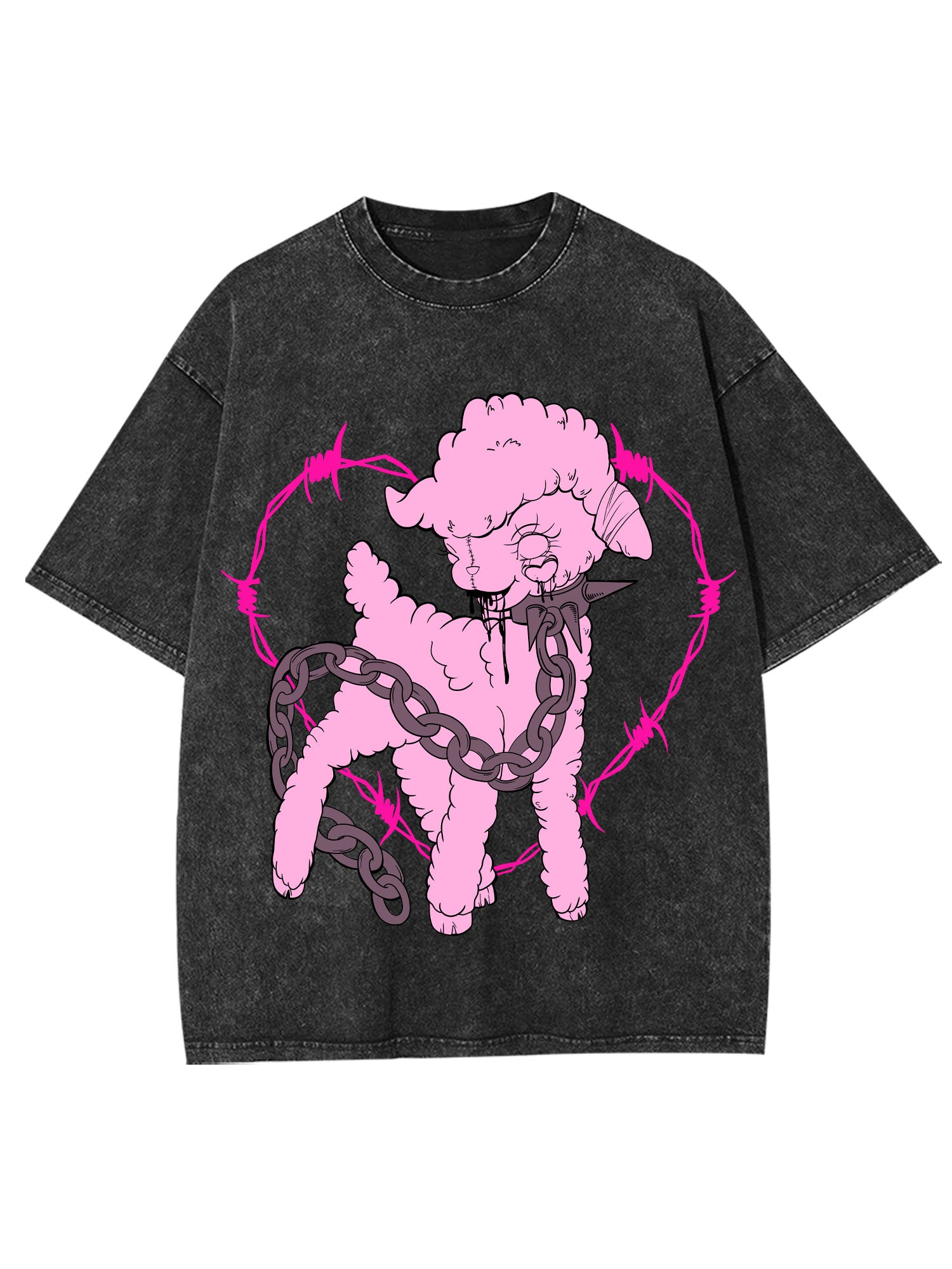 Pink Slaughter Washed Tshirt