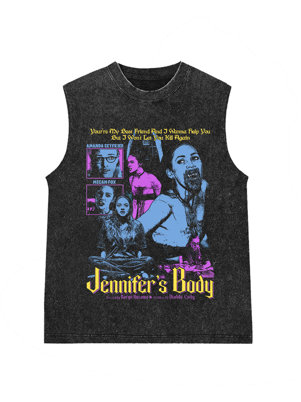 JENNIFER'S BODY WASHED TANK TOP