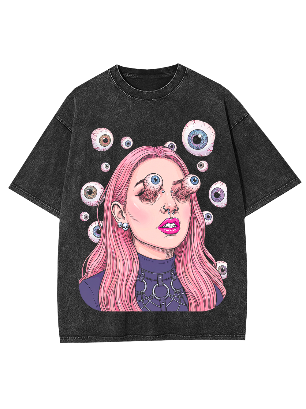 EYE OF THE PINK PHOENIX WASHED TSHIRT