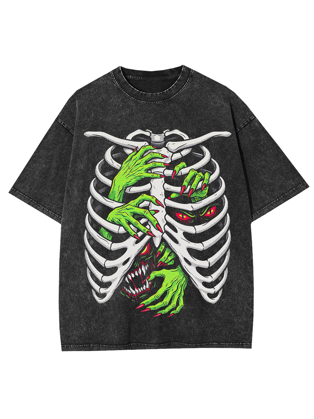 CLAWING FROM THE INSIDE WASHED TSHIRT