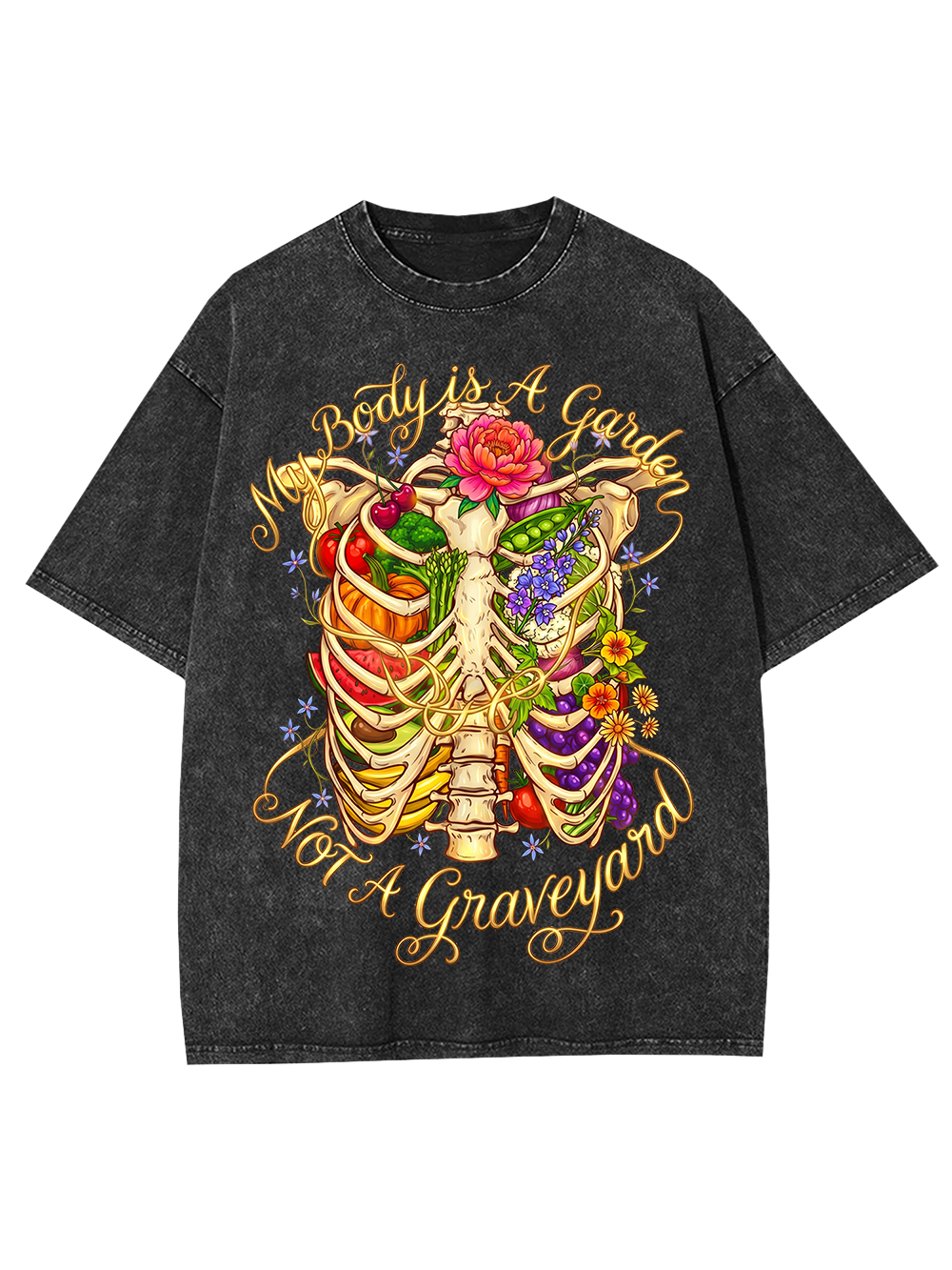 MY BODY IS A GARDEN WASHED TSHIRT