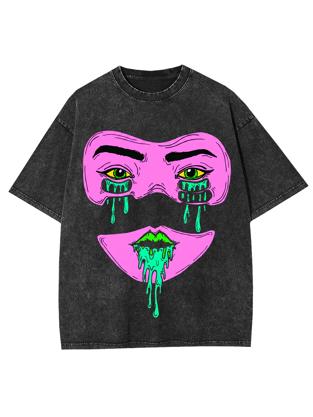 NEON SLICK WASHED TSHIRT