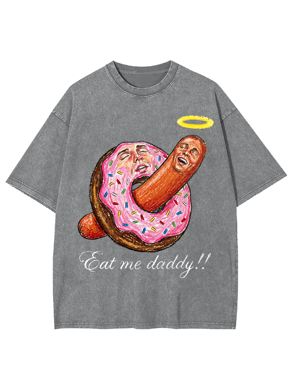 EAT ME DADDY WASHED TSHIRT