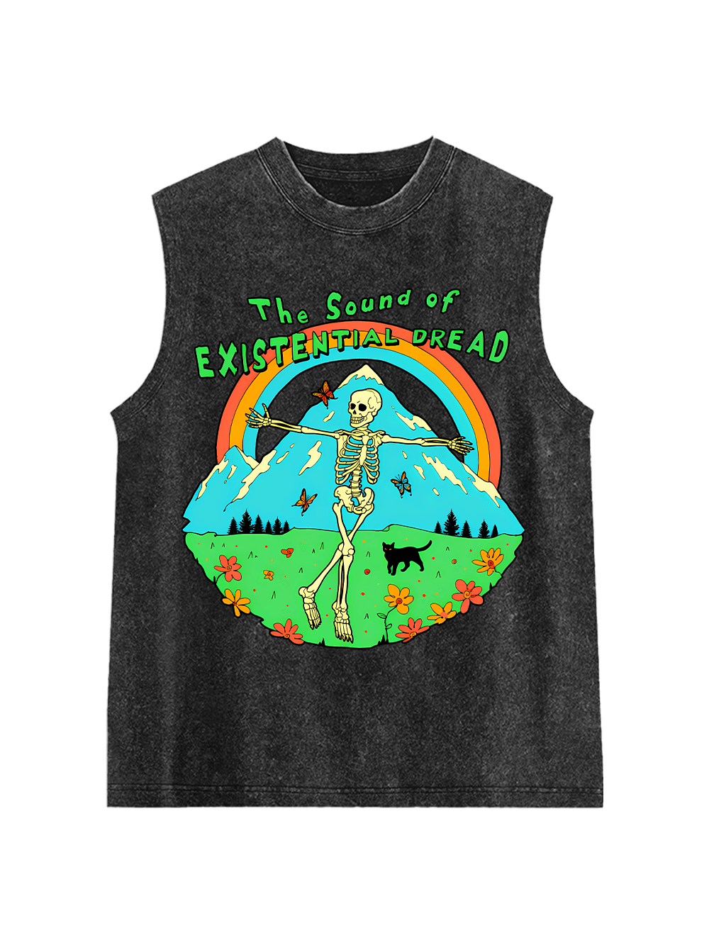 The Sound Of Existential Dread Washed Tank Top