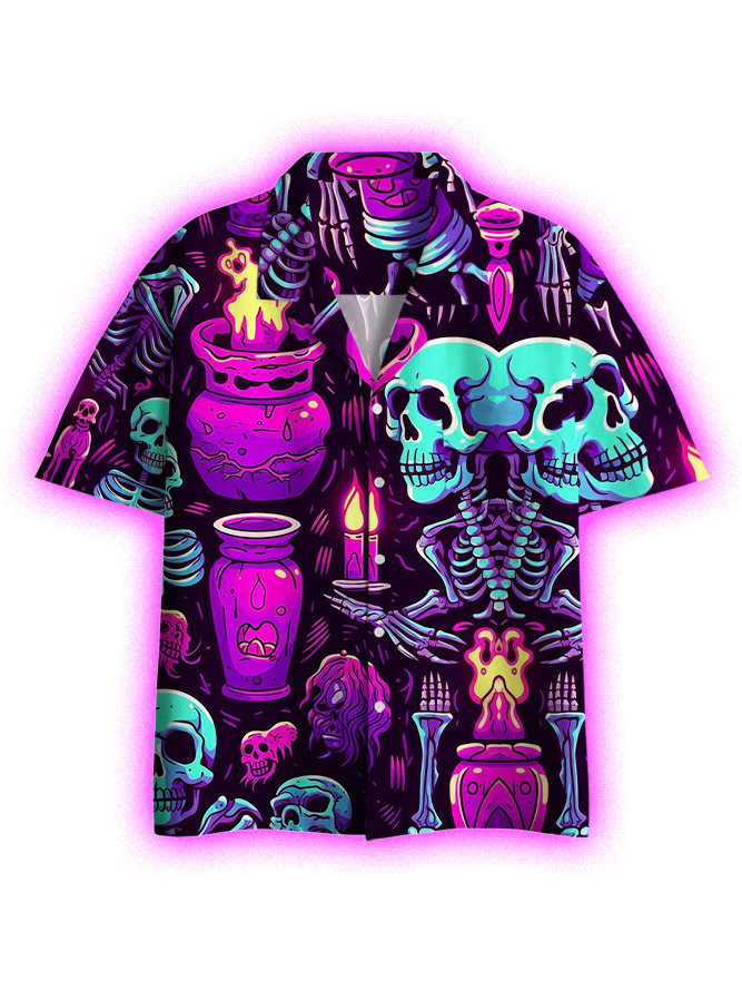 Dark Ritual Button Up Pocket Shirt