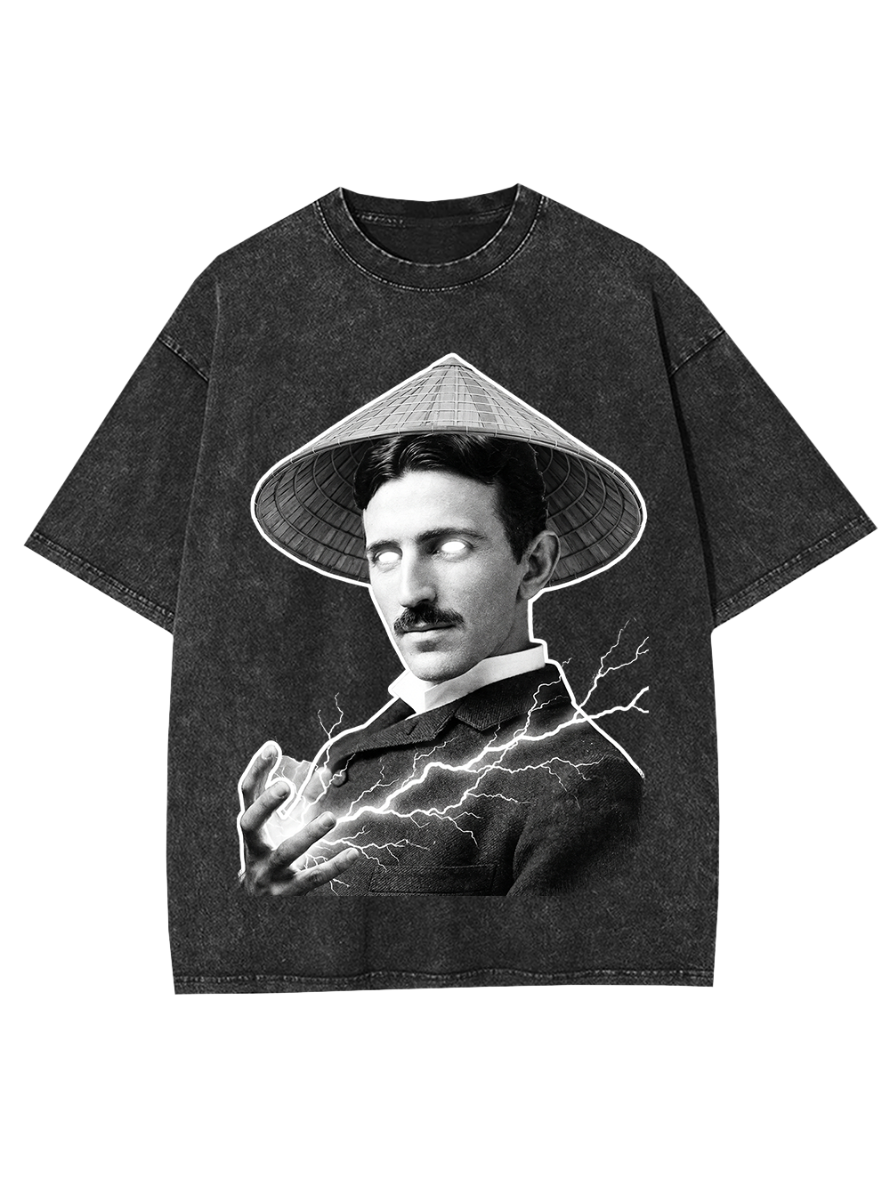 ELECTRIC MYSTIC IN CONICAL HAT WASHED TSHIRT