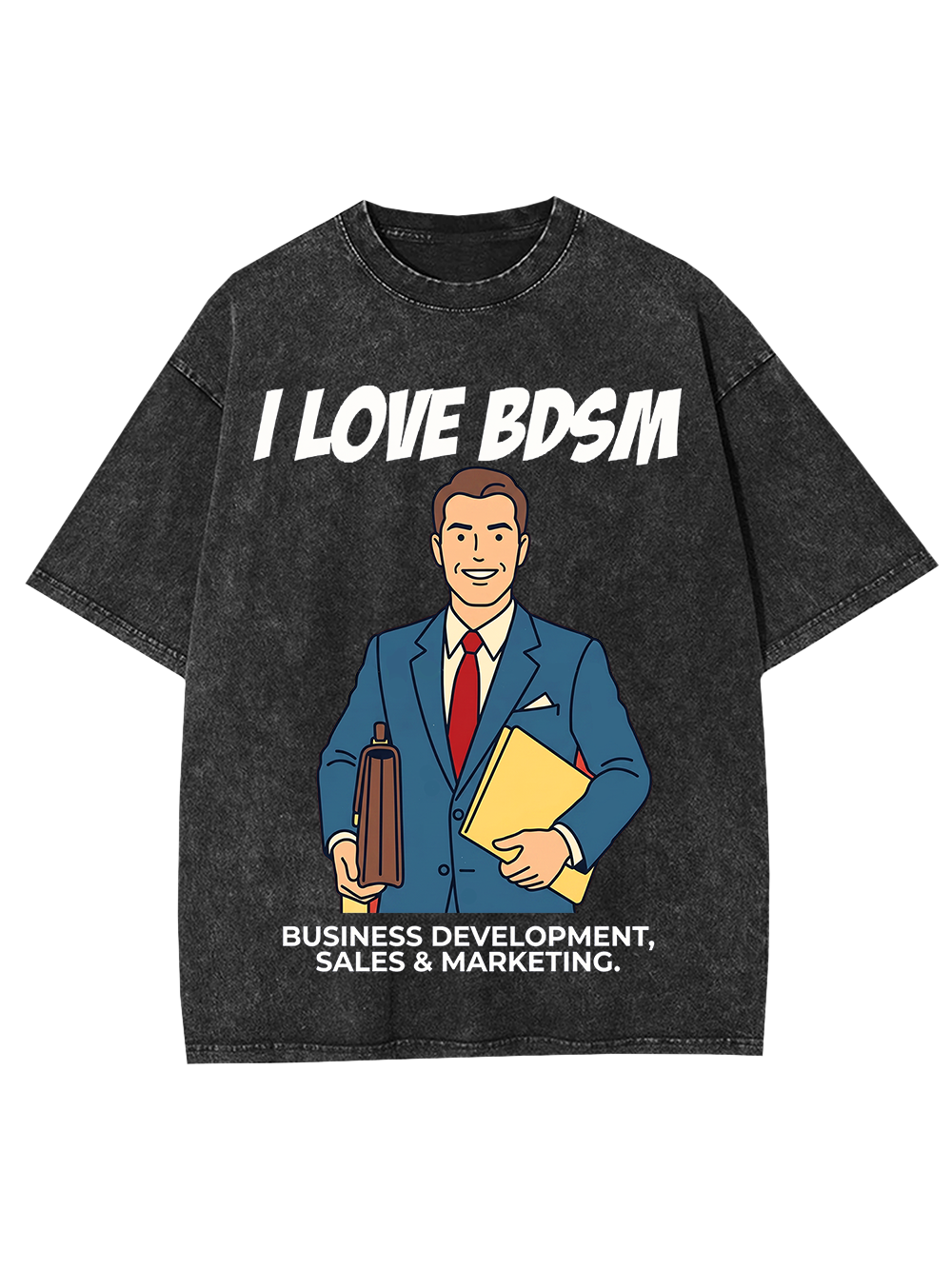 I LOVE BDSM WASHED TSHIRT