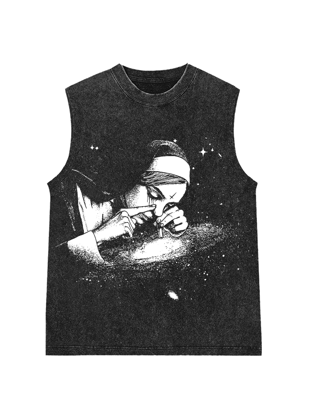 NUN GALAXY WASHED TANK TOP
