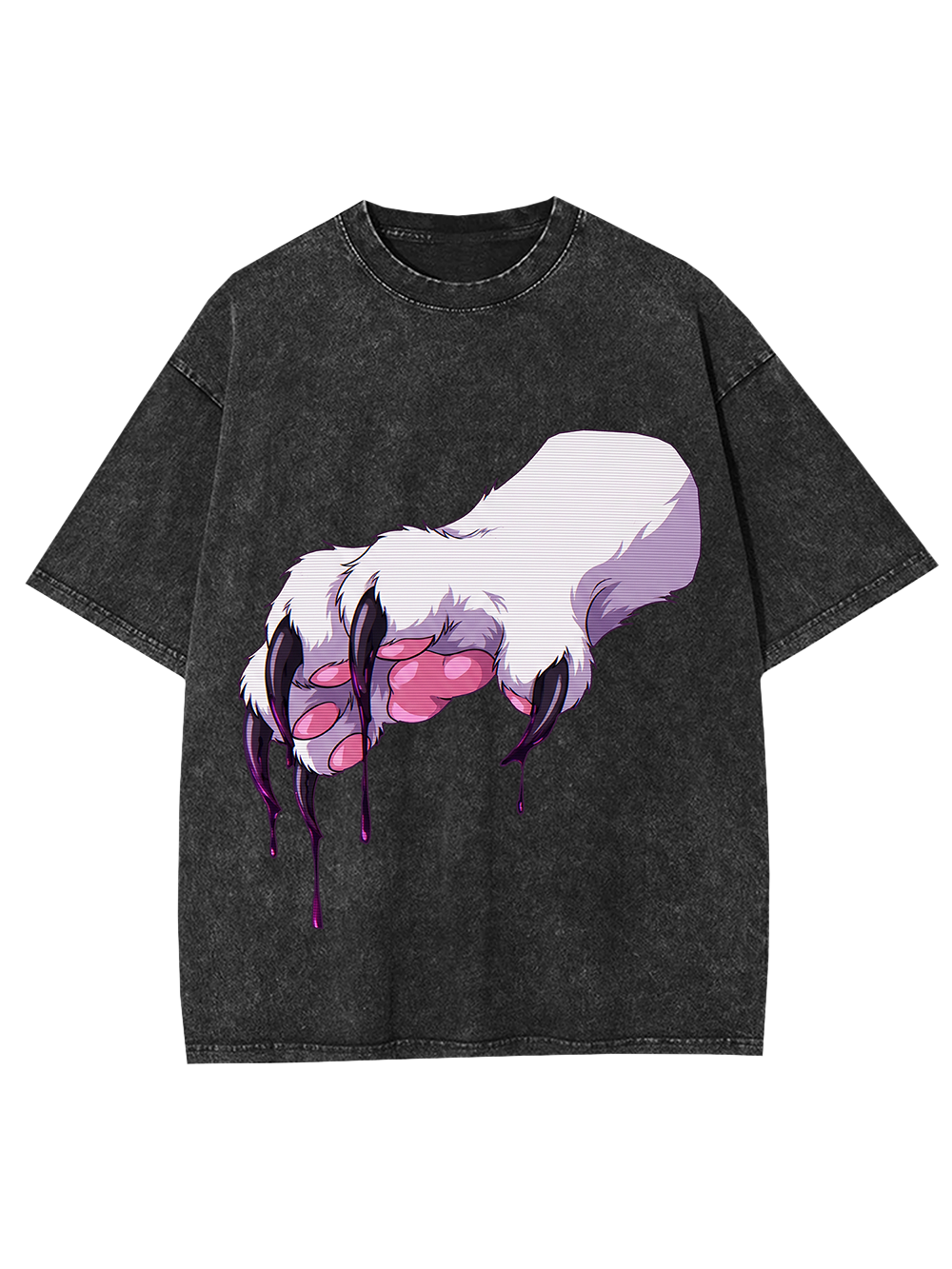 VAMPIRE KITTY CLAW WASHED TSHIRT