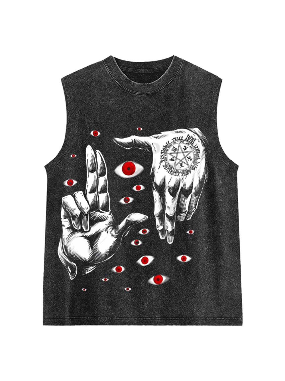 Hellsing Washed Tank Top-ClassyOutlaw Sale