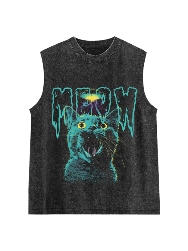 Meowfo Washed Tank Top