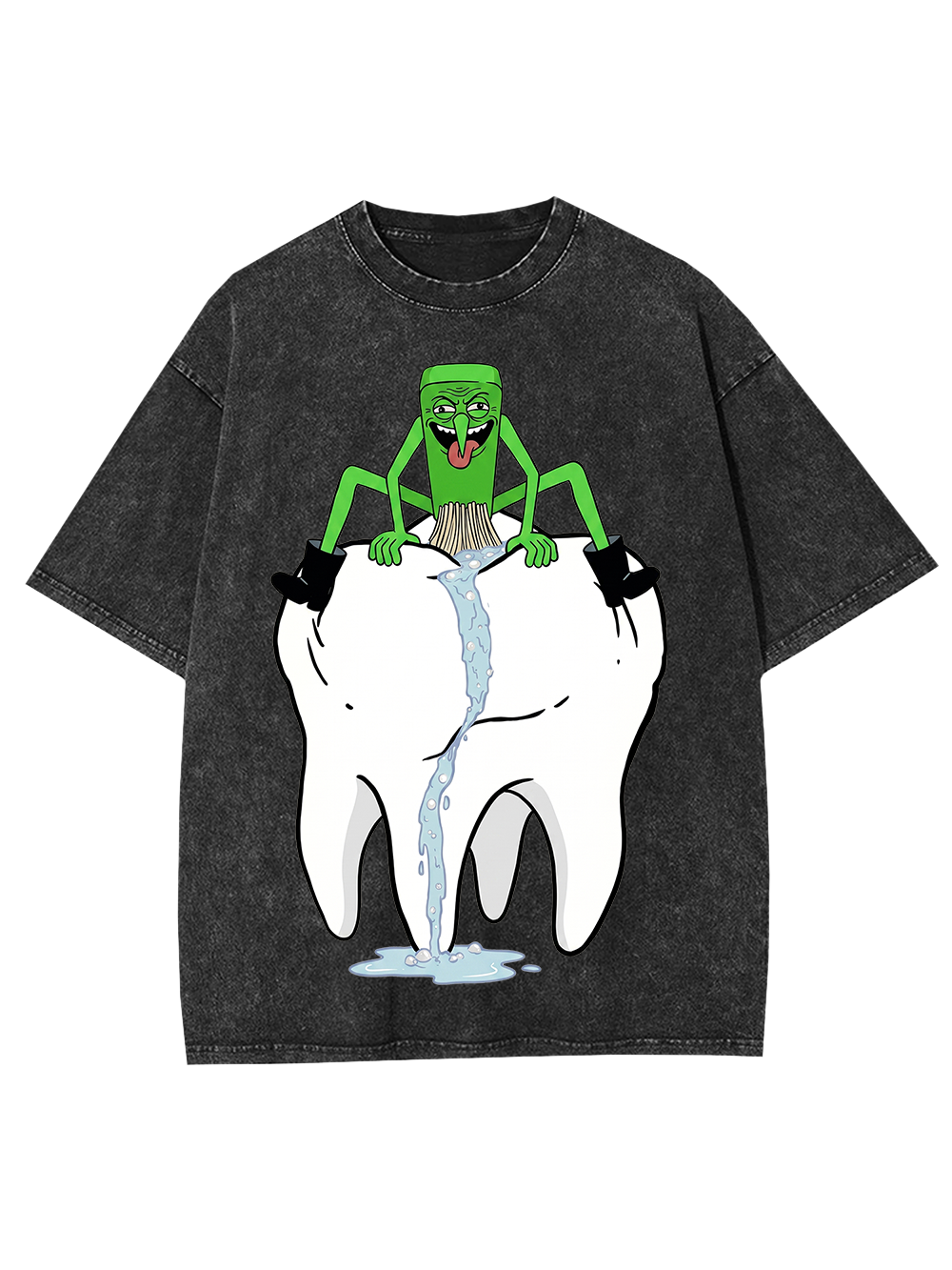 TOOTH WATERFALL GREMLIN WASHED TSHIRT